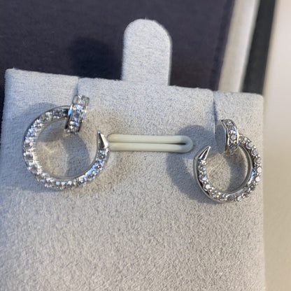[Together Jewelry]JUSTE EARRINGS SILVER DIAMONDS