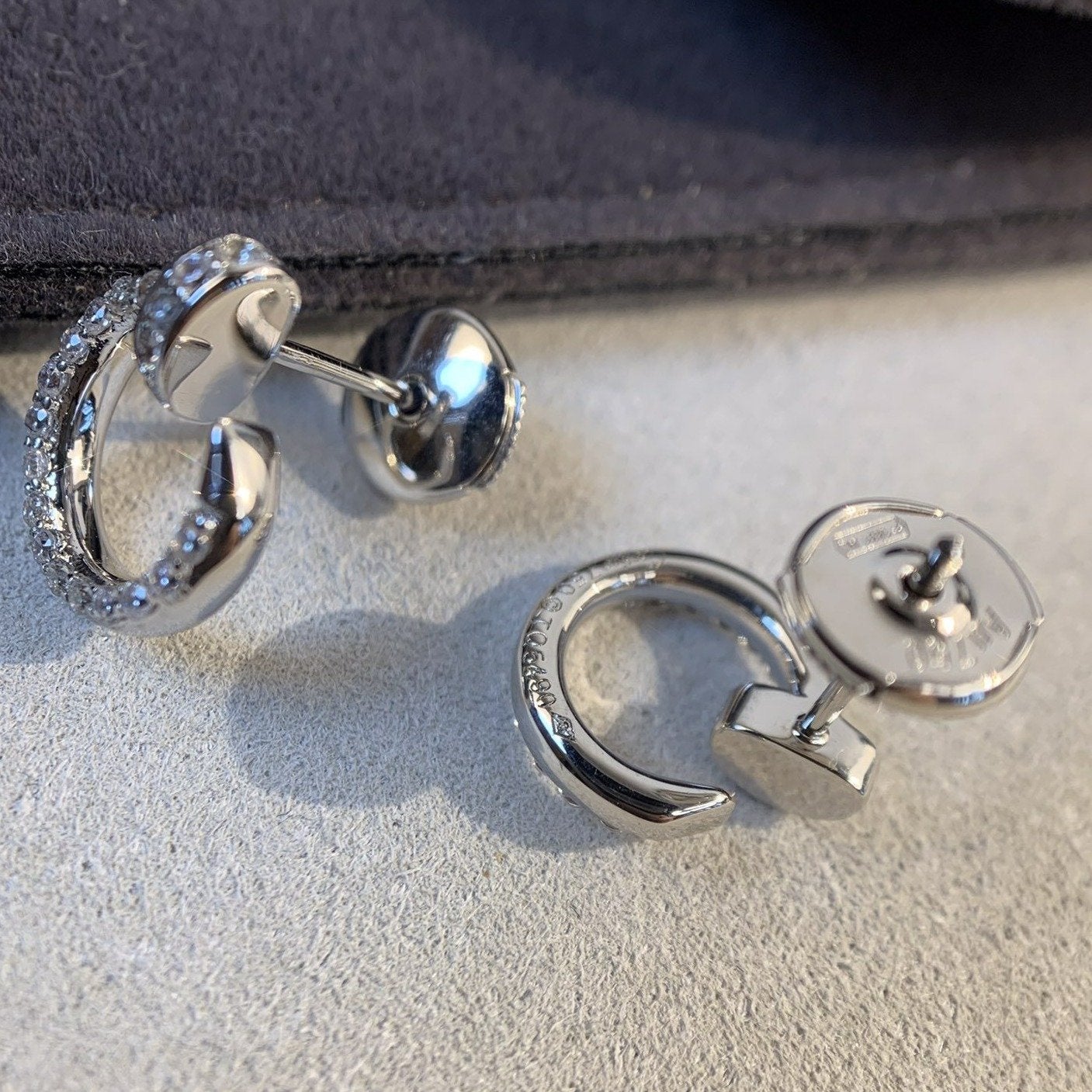 [Together Jewelry]JUSTE EARRINGS SILVER DIAMONDS