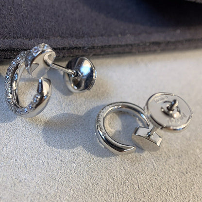 [Together Jewelry]JUSTE EARRINGS SILVER DIAMONDS