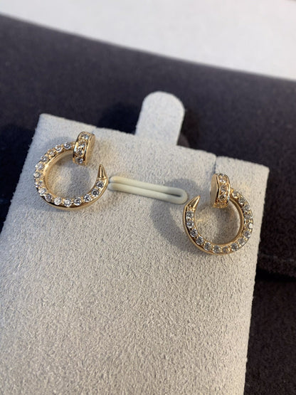 [Together Jewelry]JUSTE EARRINGS GOLD DIAMONDS