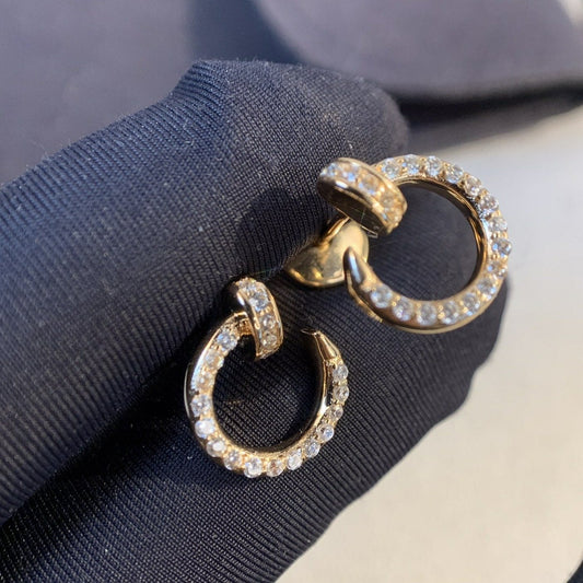 [Together Jewelry]JUSTE EARRINGS GOLD DIAMONDS