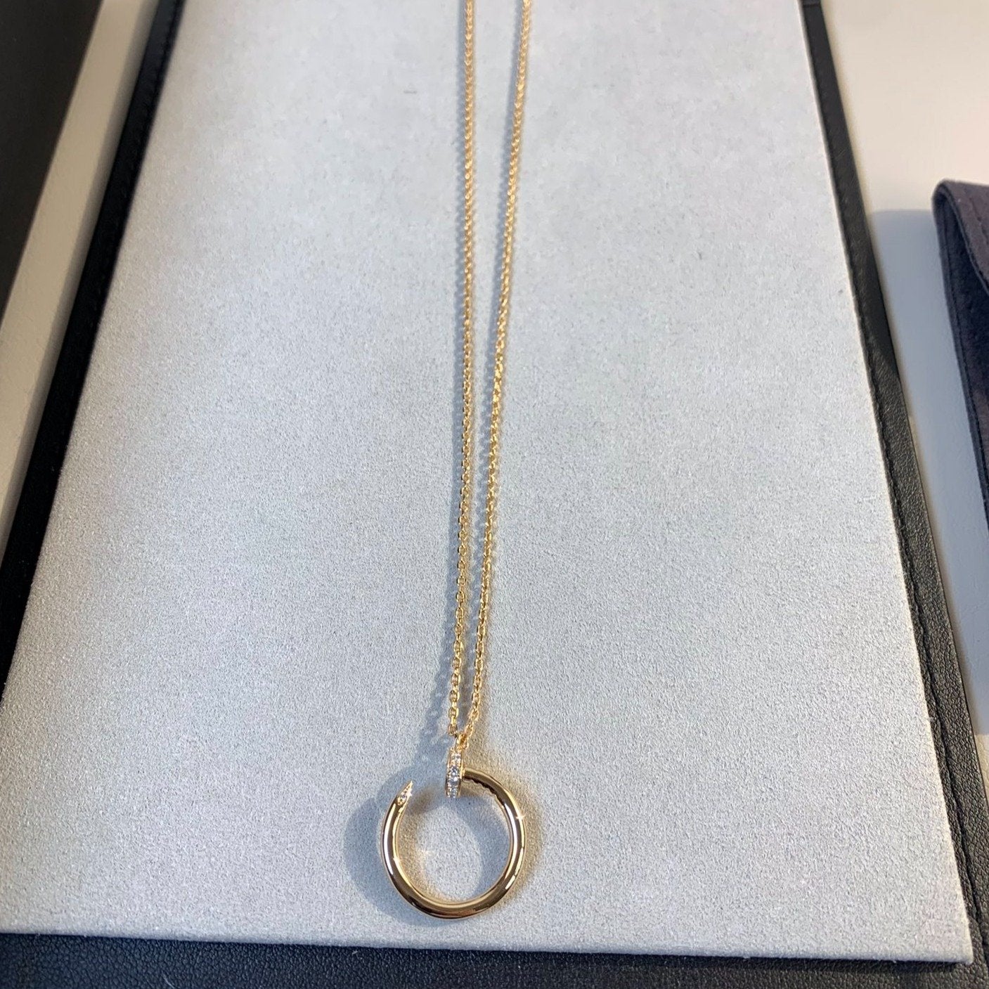 [Together Jewelry]JUSTE NECKLACE PINK GOLD