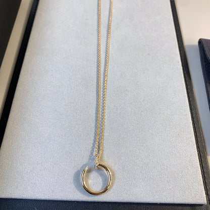 [Together Jewelry]JUSTE NECKLACE PINK GOLD