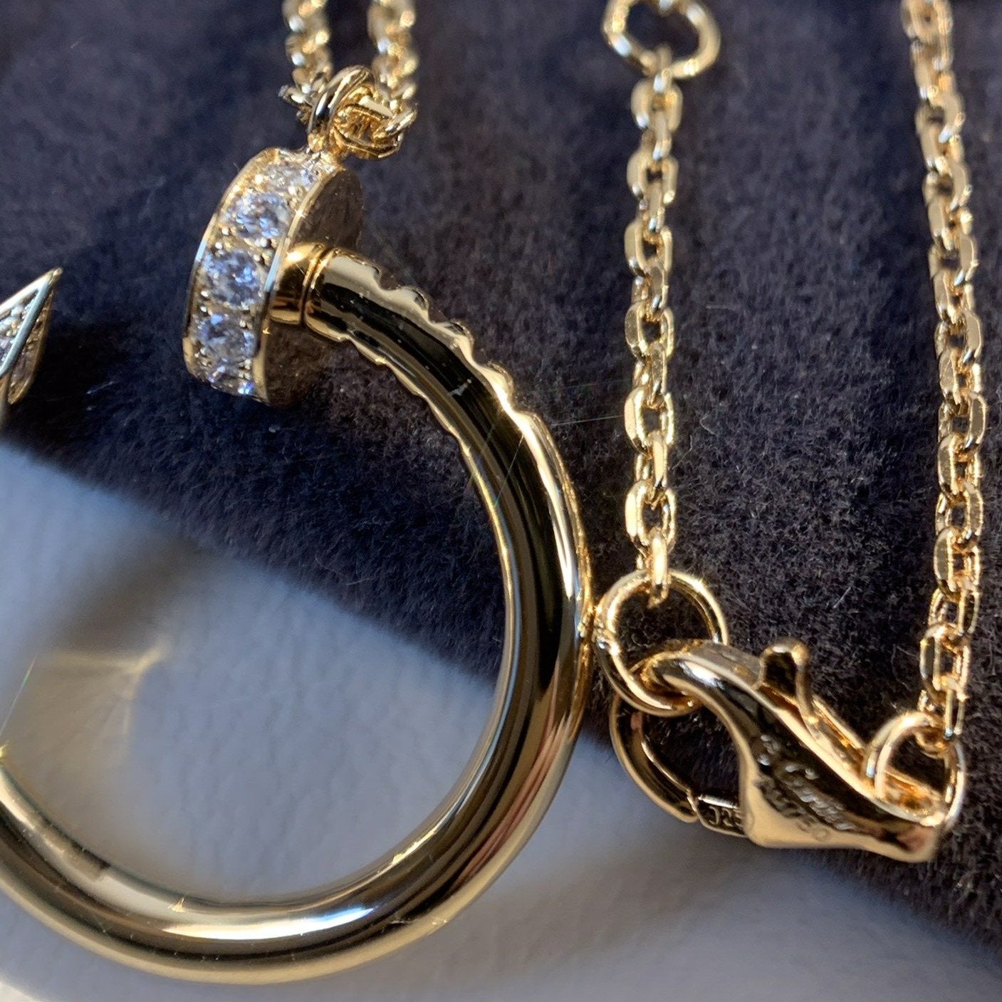 [Together Jewelry]JUSTE NECKLACE PINK GOLD