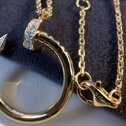 [Together Jewelry]JUSTE NECKLACE PINK GOLD