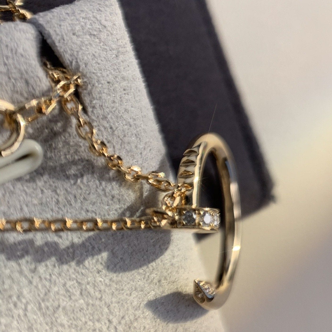 [Together Jewelry]JUSTE NECKLACE PINK GOLD
