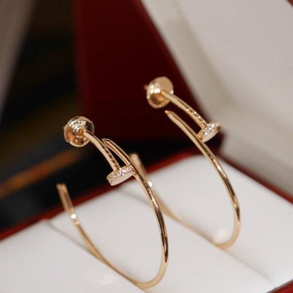 [Together Jewelry]JUSTE EARRINGS DIAMONDS 1.8MM