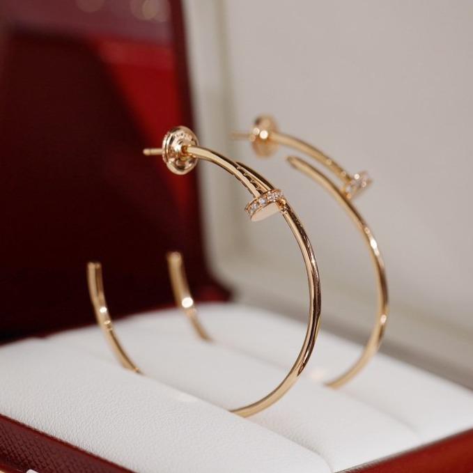 [Together Jewelry]JUSTE EARRINGS DIAMONDS 1.8MM
