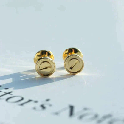 [Together Jewelry]LOVE EARRINGS GOLD 10MM