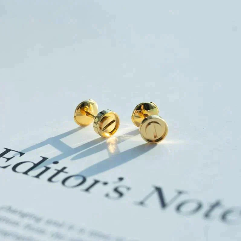 [Together Jewelry]LOVE EARRINGS GOLD 10MM