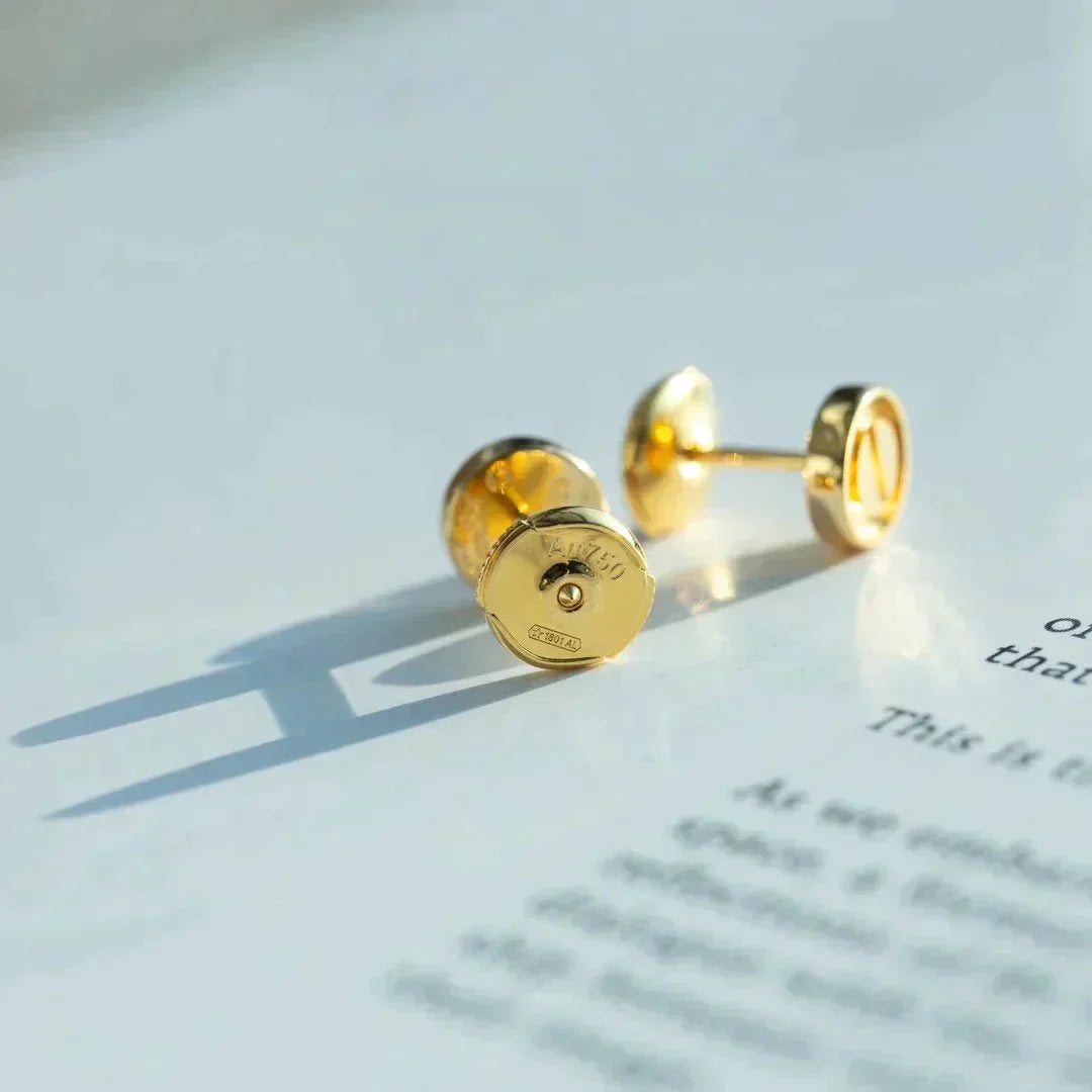 [Together Jewelry]LOVE EARRINGS GOLD 10MM