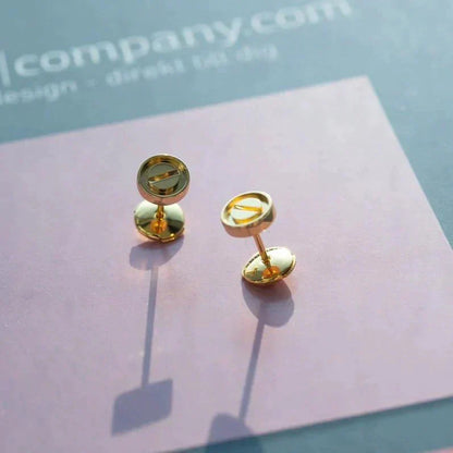 [Together Jewelry]LOVE EARRINGS GOLD 10MM
