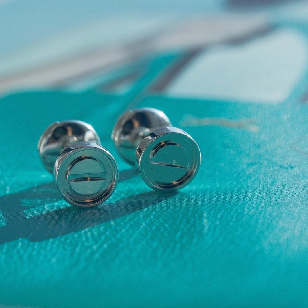 [Together Jewelry]LOVE EARRINGS SILVER 10MM