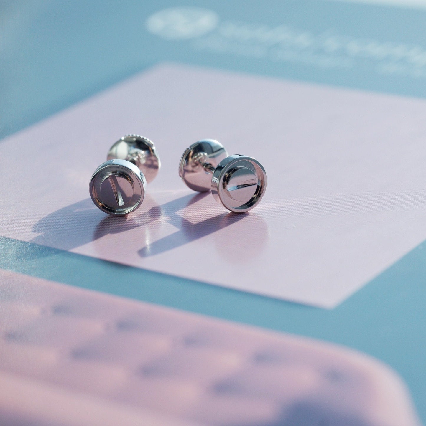 [Together Jewelry]LOVE EARRINGS SILVER 10MM