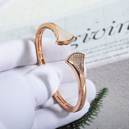 [Together Jewelry]DREAM BRACELET OPEN PINK GOLD MOP DIAMOND