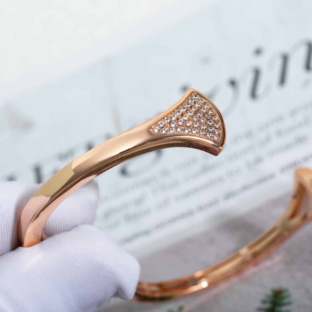 [Together Jewelry]DREAM BRACELET OPEN PINK GOLD MOP DIAMOND