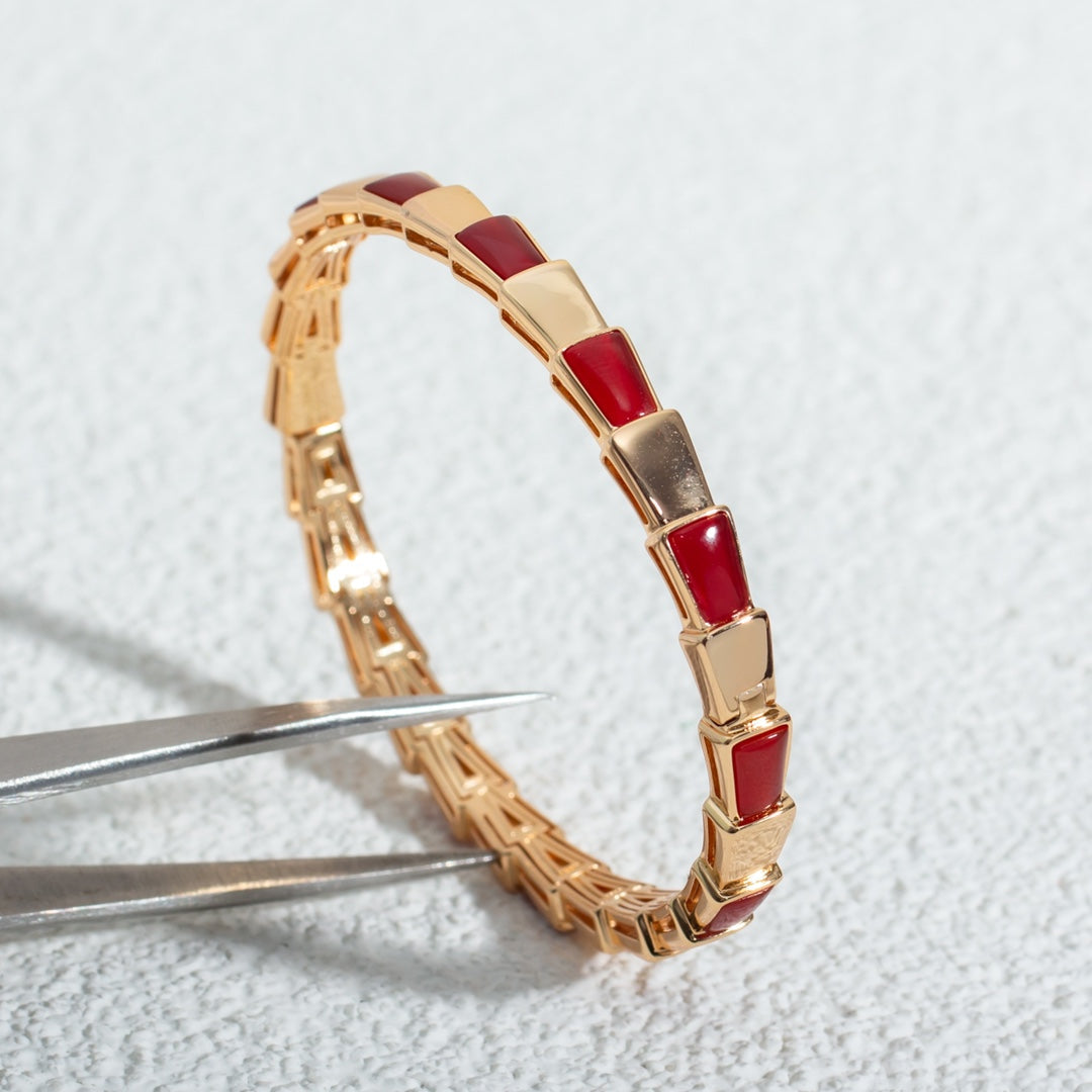 [Together Jewelry]SERPENTI BRACELET PINK GOLD RUBELLITE