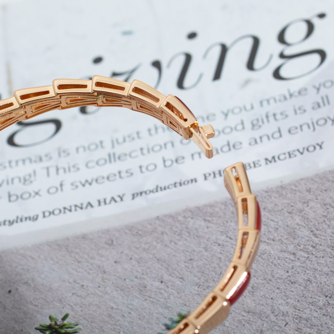 [Together Jewelry]SERPENTI BRACELET PINK GOLD RUBELLITE