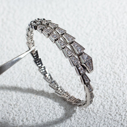 [Together Jewelry]SERPENTI BRACELET 6MM SILVER DIAMOND