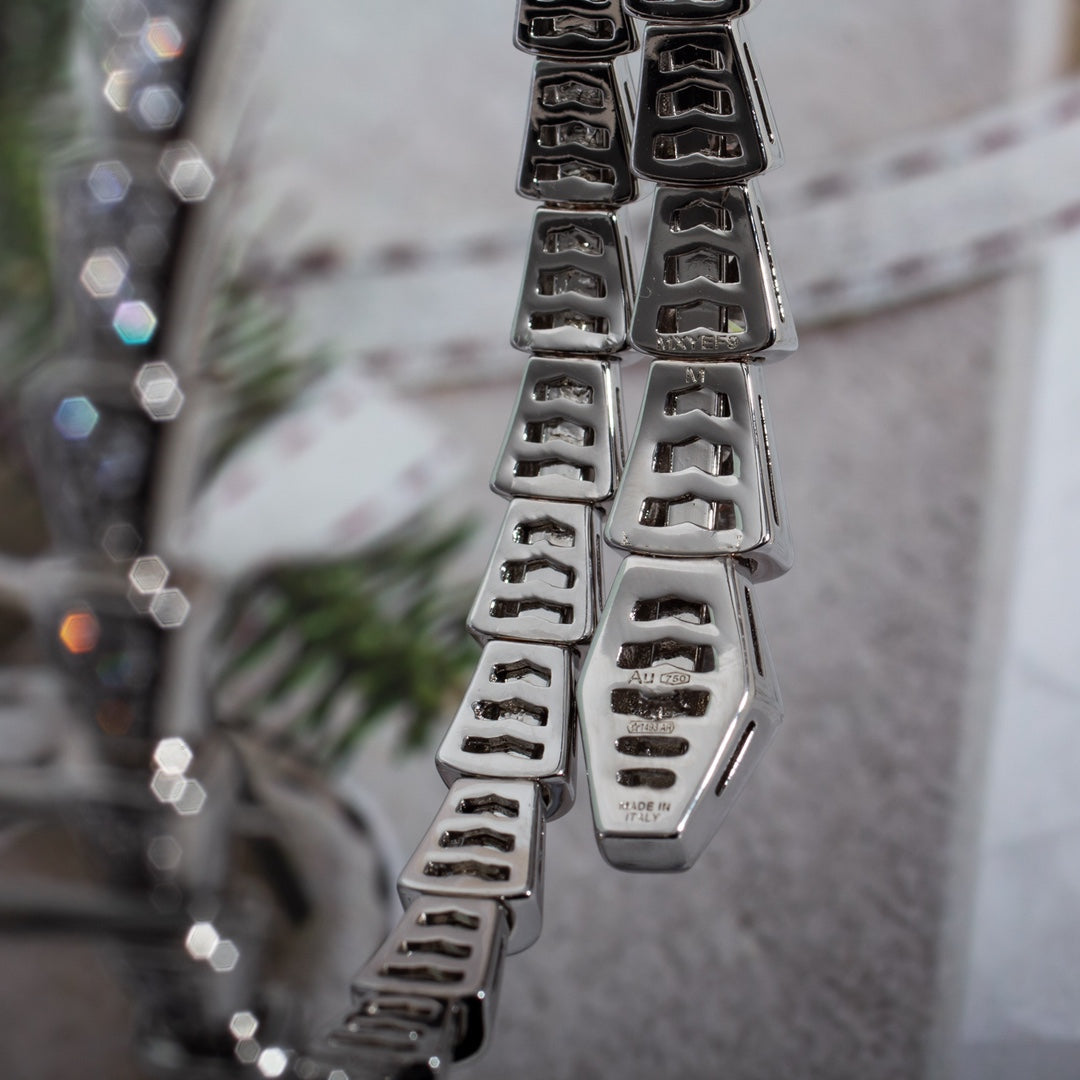 [Together Jewelry]SERPENTI BRACELET 6MM SILVER DIAMOND