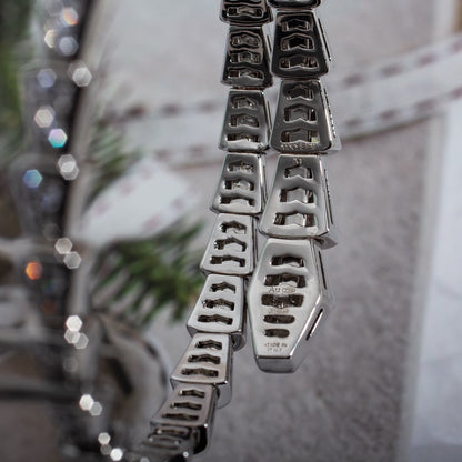 [Together Jewelry]SERPENTI BRACELET 6MM SILVER DIAMOND