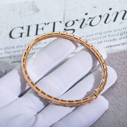 [Together Jewelry]SERPENTI SMALL BRACELET PINK GOLD DIAMOND