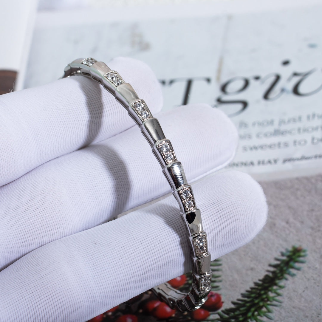[Together Jewelry]SERPENTI BRACELET SILVER DIAMOND