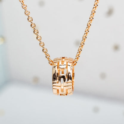 [Together Jewelry]PARENTESI NECKLACE PINK GOLD