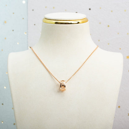[Together Jewelry]PARENTESI NECKLACE PINK GOLD