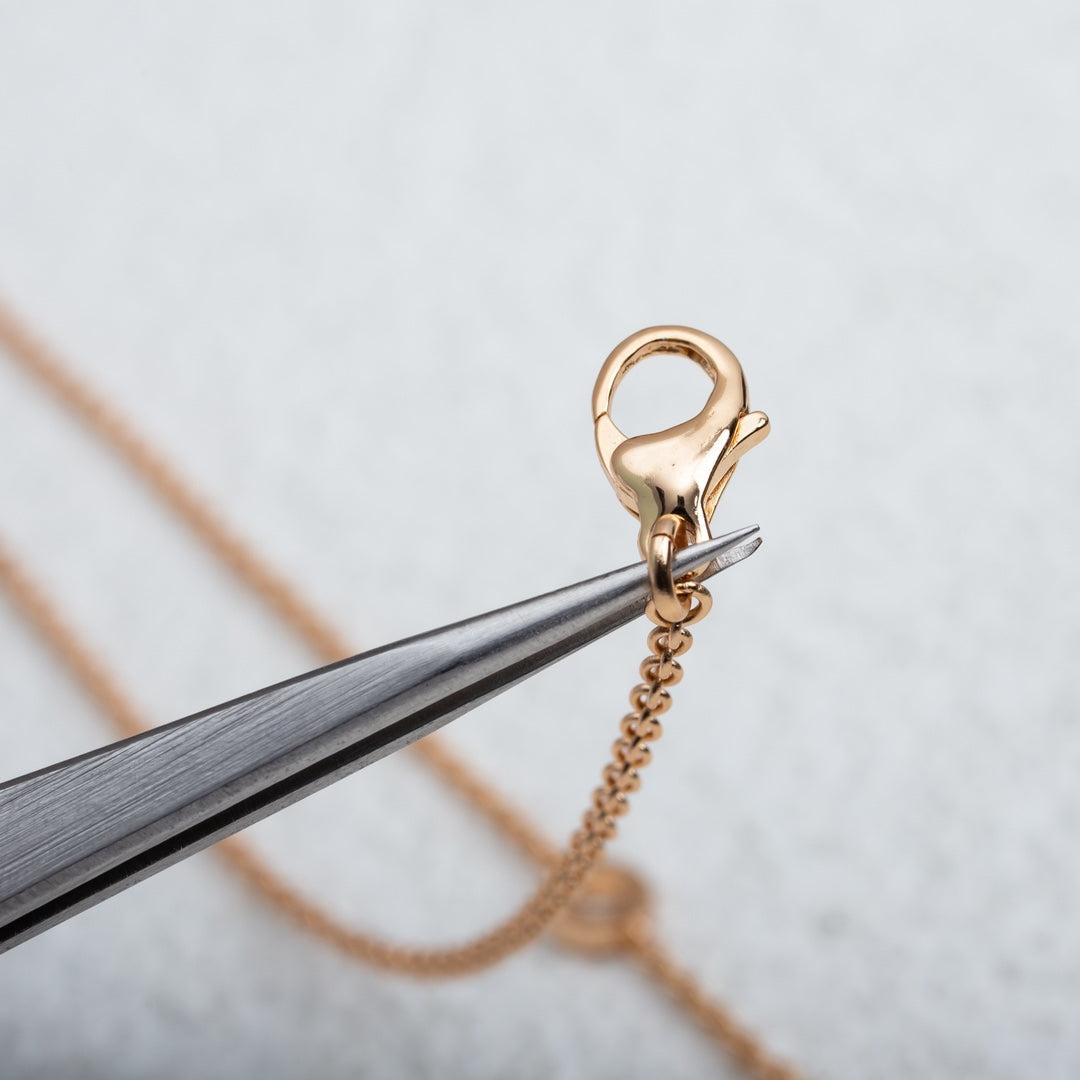 [Together Jewelry]PARENTESI NECKLACE PINK GOLD