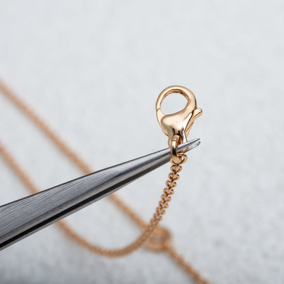 [Together Jewelry]PARENTESI NECKLACE PINK GOLD