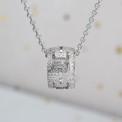 [Together Jewelry]PARENTESI NECKLACE SILVER DIAMOND