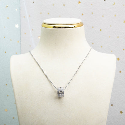 [Together Jewelry]PARENTESI NECKLACE SILVER DIAMOND