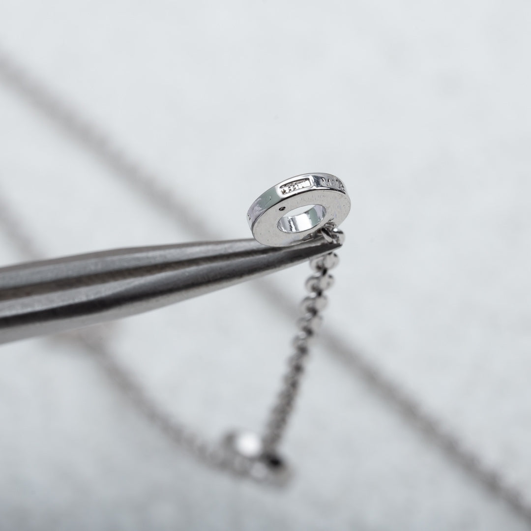 [Together Jewelry]PARENTESI NECKLACE SILVER DIAMOND