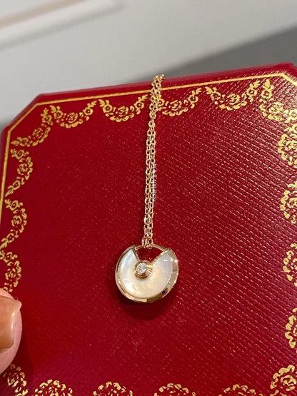 [Together Jewelry]AMULETTE ROSE GOLD MOP NECKLACE