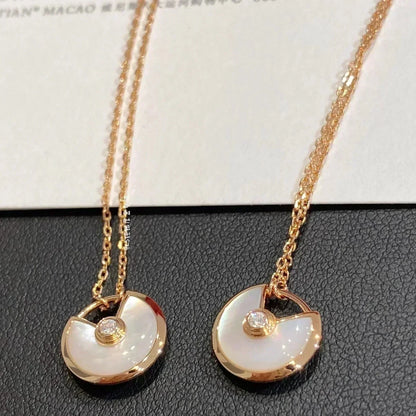 [Together Jewelry]AMULETTE ROSE GOLD MOP NECKLACE