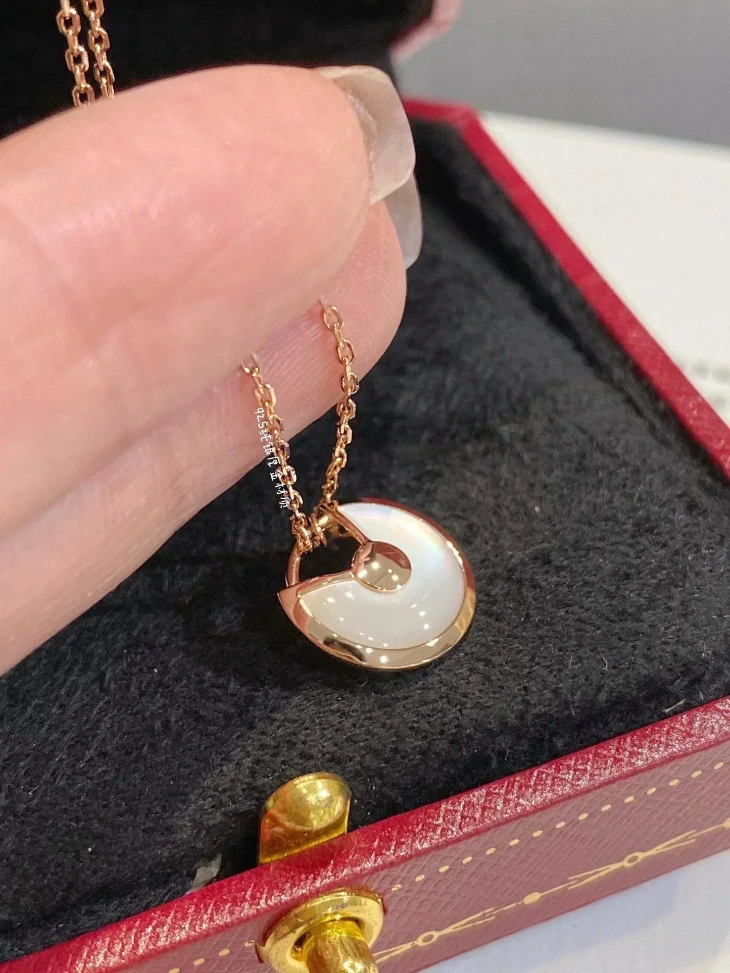 [Together Jewelry]AMULETTE ROSE GOLD MOP NECKLACE