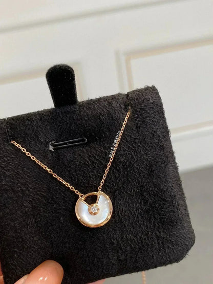 [Together Jewelry]AMULETTE ROSE GOLD MOP NECKLACE