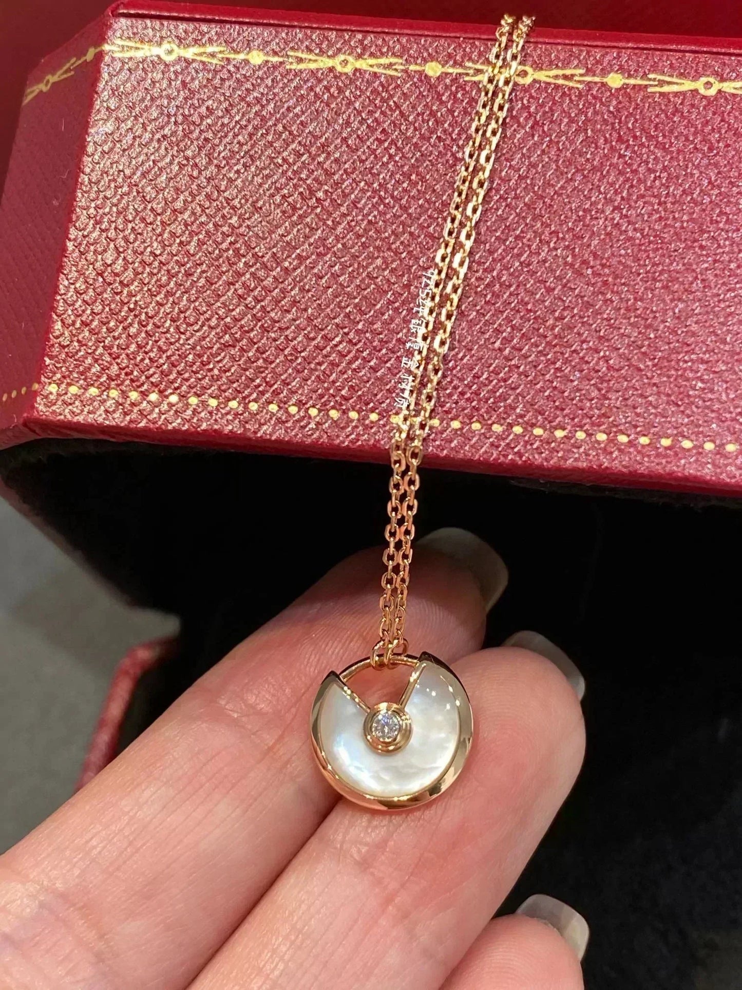 [Together Jewelry]AMULETTE ROSE GOLD MOP NECKLACE