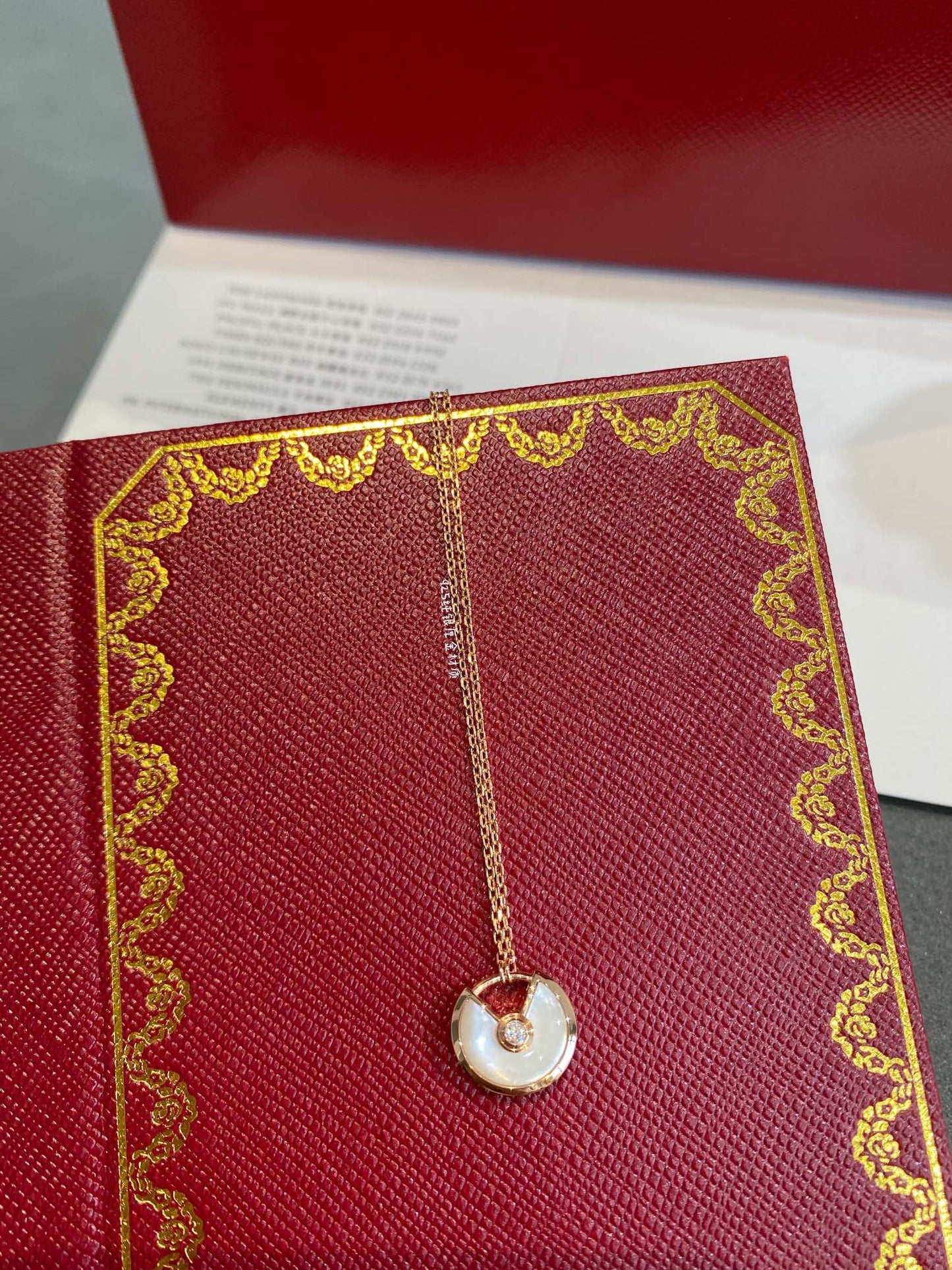 [Together Jewelry]AMULETTE ROSE GOLD MOP NECKLACE