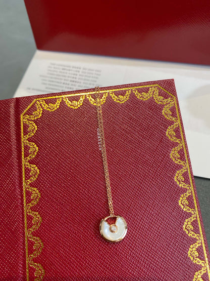 [Together Jewelry]AMULETTE ROSE GOLD MOP NECKLACE