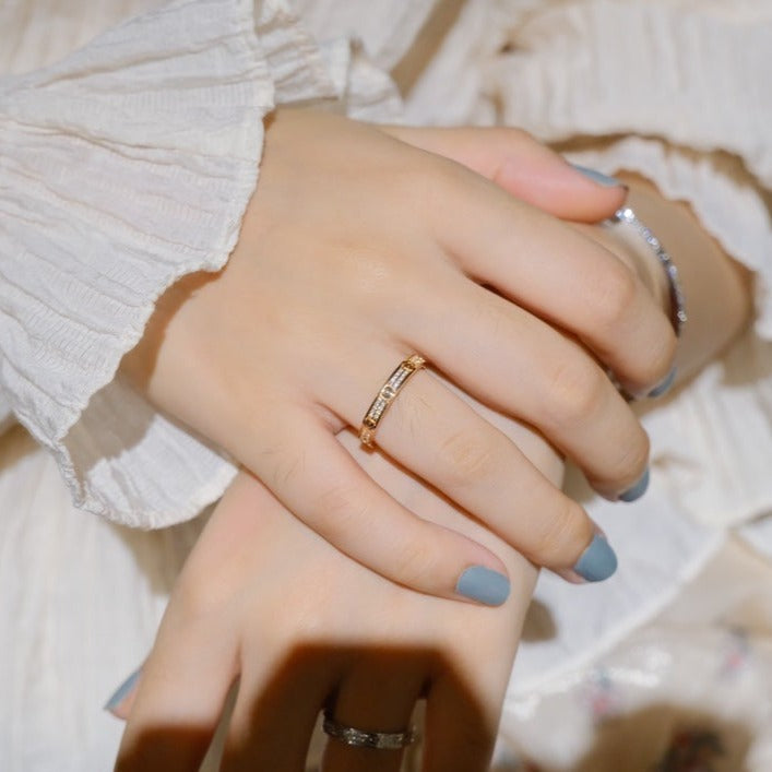 [Together Jewelry]LOVE RING 2.65MM DIAMOND