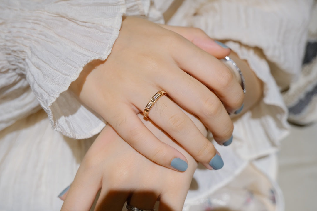 [Together Jewelry]LOVE RING 2.65MM DIAMOND