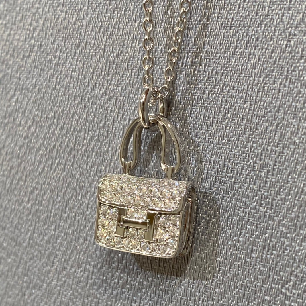 [Together Jewelry]CONSTANCE PEDANT DIAMOND NECKLACE
