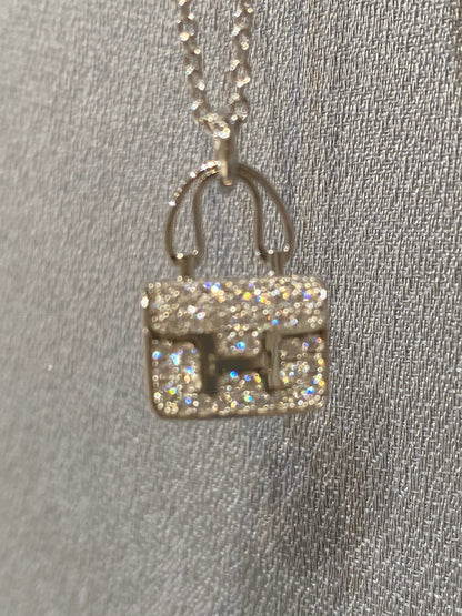 [Together Jewelry]CONSTANCE PEDANT DIAMOND NECKLACE