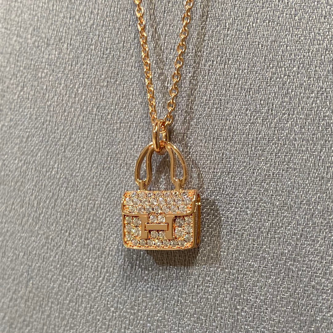 [Together Jewelry]CONSTANCE PEDANT DIAMOND NECKLACE
