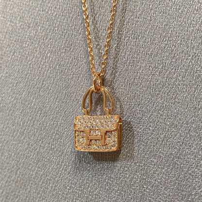 [Together Jewelry]CONSTANCE PEDANT DIAMOND NECKLACE