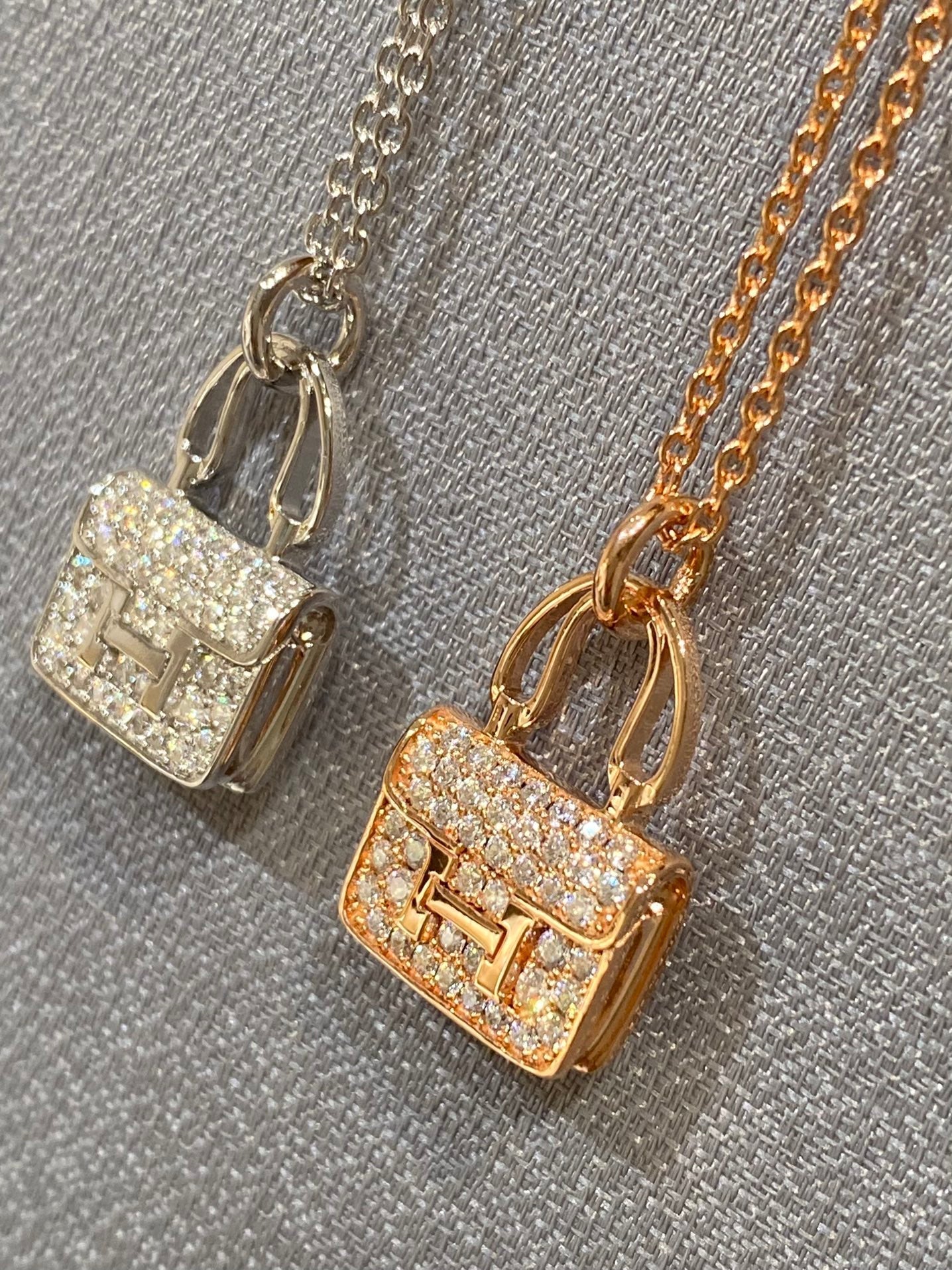 [Together Jewelry]CONSTANCE PEDANT DIAMOND NECKLACE