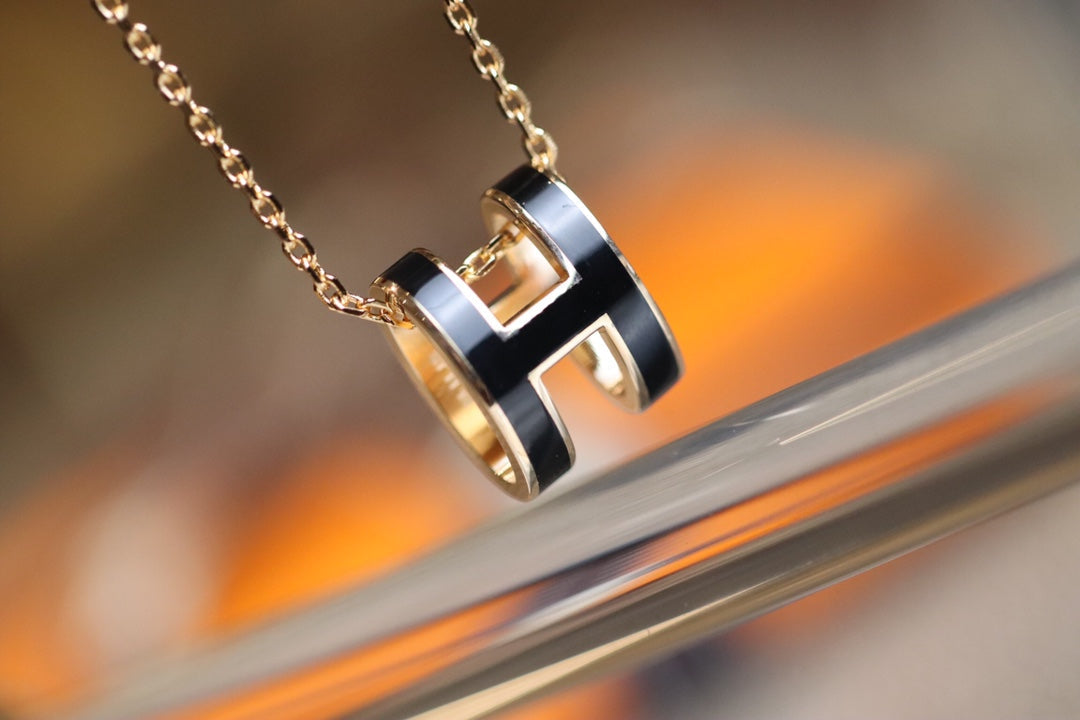 [Together Jewelry]POP H PEDANT PINK GOLD