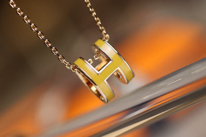 [Together Jewelry]POP H PEDANT PINK GOLD